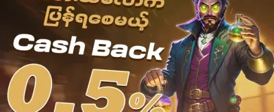နေ့စဉ် VIP ငွေပြန်အမ်းမှု promotion banner